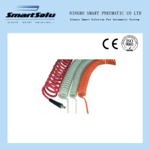 Ningbo Smart High Quality Flexible Plastic PU Braided Coil Hose